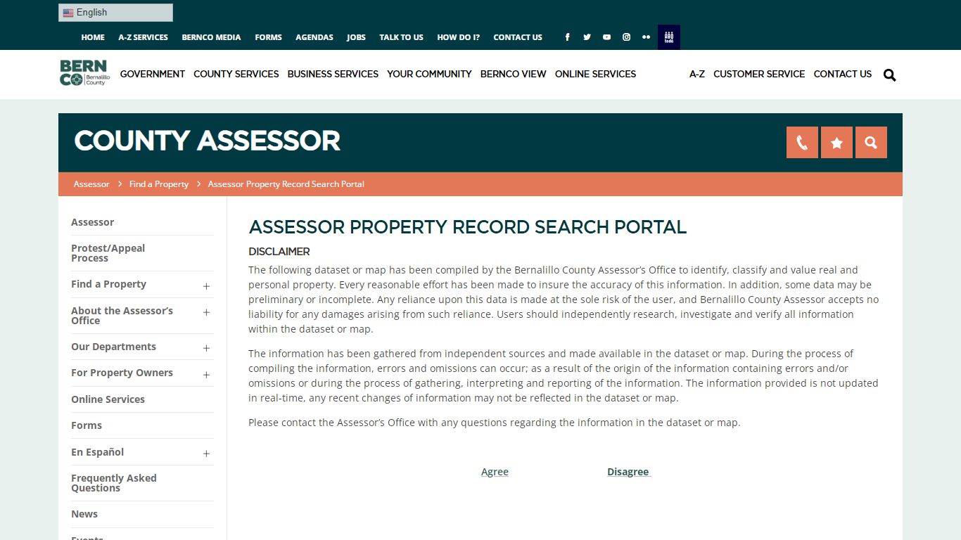 Assessor Property Record Search Portal - Assessor